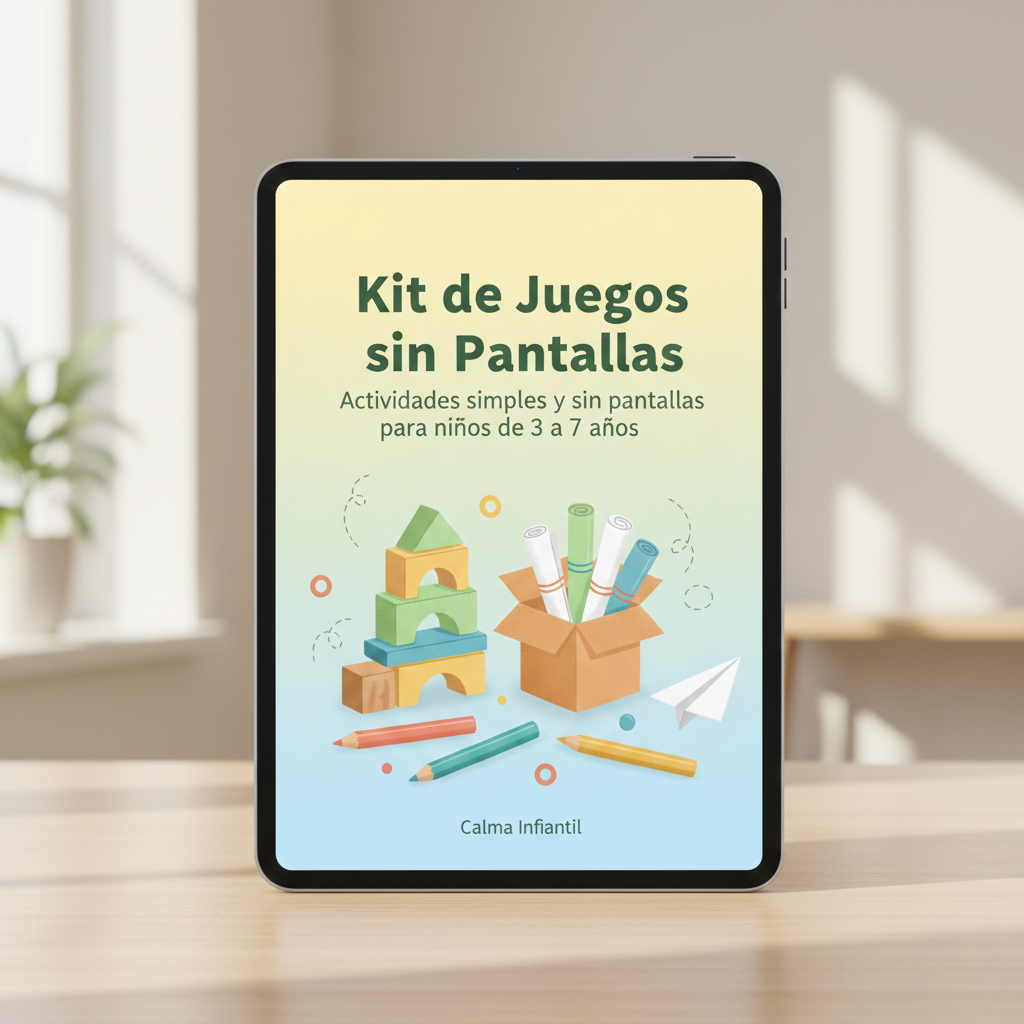 ✨🚀 Kit de juegos sin pantallas para dejar de improvisar todos los días